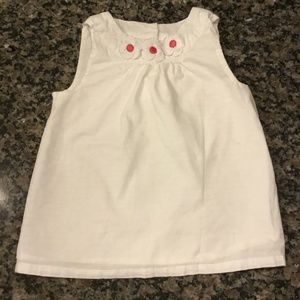 White summer top by Gymboree